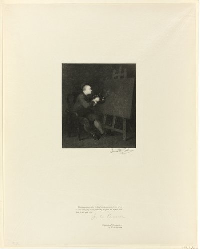 Portrait de William Hogarth, des Vieux Maîtres Anglais - Timothy Cole