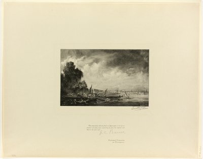 Pont de Waterloo (une esquisse), de Old English Masters - Timothy Cole