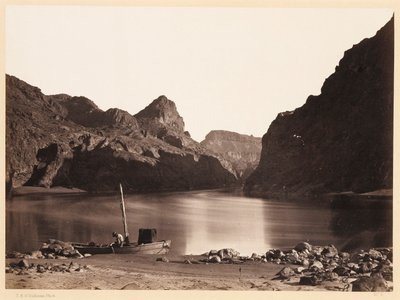 Black Cañon, fleuve Colorado, depuis le camp 8, en regardant vers le haut - Timothy H. O