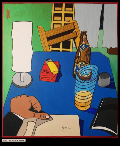 Nature morte avec une boisson - Timothy Nathan Joel