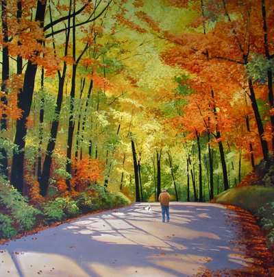 Walking Together, 2017 (acrylique sur toile) - Tina Palmer