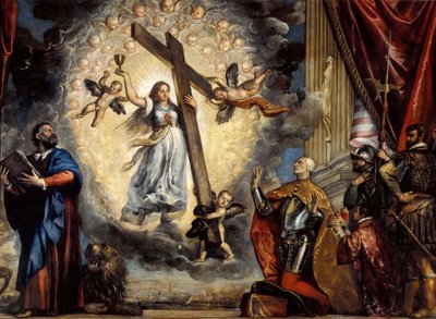 Le doge Antonio Grimani agenouillé devant la Foi, entre 1555 et 1576 - Titian