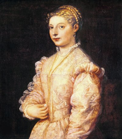 Portrait de Lavinia Vecellio, vers 1545 - Tiziano Vecelli
