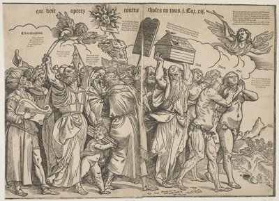 Prophètes I et Adam et Ève, c.1511 - Tiziano Vecelli