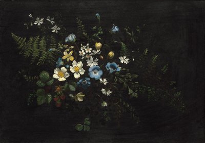 Branche de fleurs et fougères, date inconnue - Titian Ramsay Peale