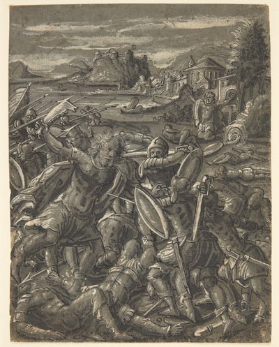 Samson se venge des Philistins - Tobias Stimmer