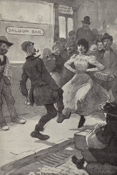 Elle danse avec une certaine grâce rugueuse - Tom Browne