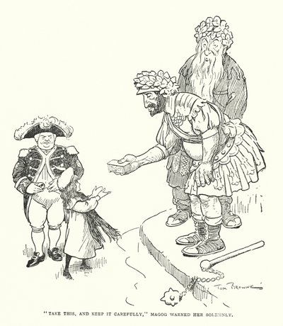 "Prends ceci, et garde-le soigneusement," Magog l