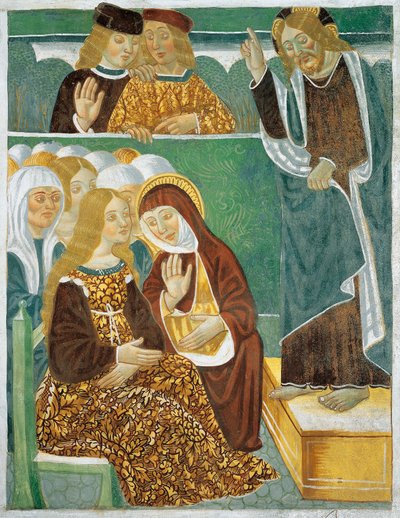 Jésus prêchant aux femmes - Tommaso (active 1479 1509) (workshop) Cagnola