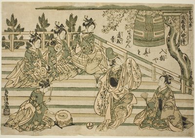 Cloche du soir de Dojoji (Dojoji no bansho), n° 1 de la série "Huit vues d