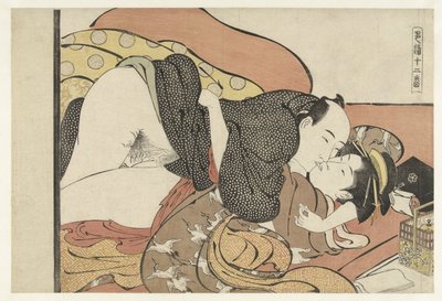 Client de bordel avec courtisane (série Shikido juniban) - Torii Kiyonaga