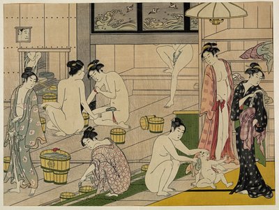 Femmes des bains de Kiyonaga - Torii Kiyonaga