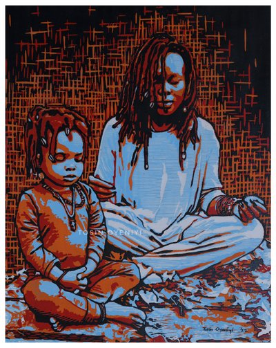 Mère et enfant en paix - Tosin Oyeniyi