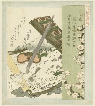 Lunettes sur un rouleau - Totoya Hokkei