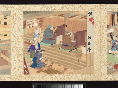 Artisans, beautés et événements annuels - Toyohara Kunichika