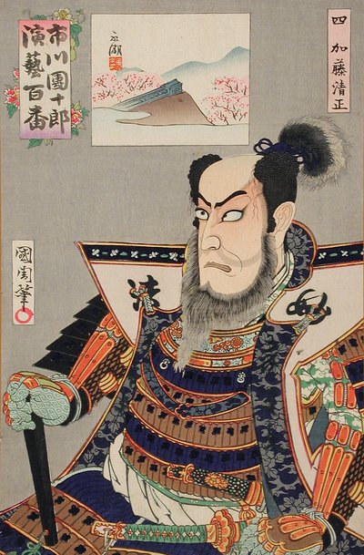 Katō Kiyomasa - Toyohara Kunichika