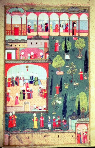 Conseil des ministres au palais de Topkapi, du 