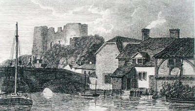 Vue de Tunbridge, gravée par Murray, du carnet de croquis de Michael Faraday - Turner (after)
