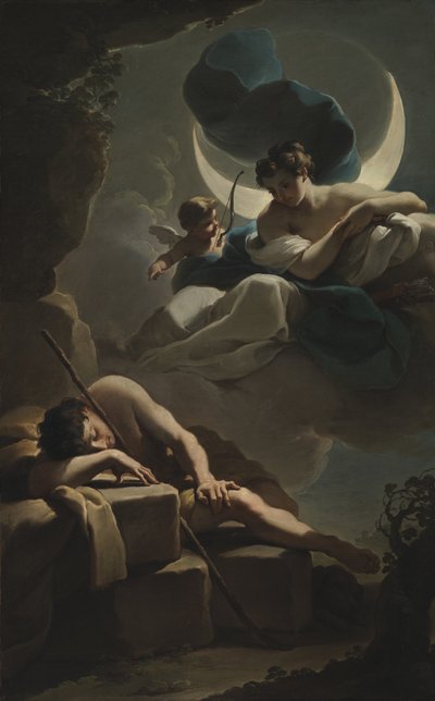 Séléné et Endymion - Ubaldo Gandolfi