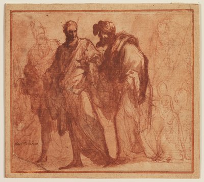 Quatre hommes marchant, l