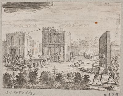 Combat entre Perses et Européens - Ubekendt