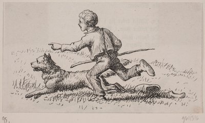 Illustration de "Hr. Mikkel", poème de Christian Richardt - Ubekendt