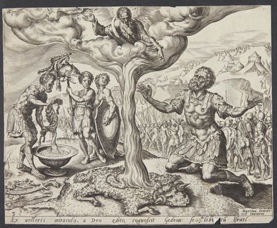 La rosée sur la toison de laine - Ubekendt efter Maarten van Heemskerck