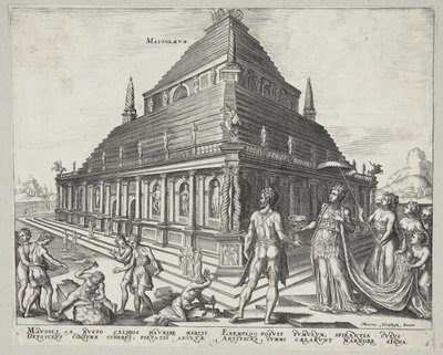 Les huit merveilles du monde - Ubekendt efter Philips Galle efter Maarten van Heemskerck