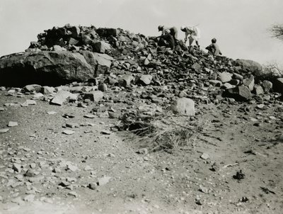 Ruines dans la région de Goz Regeb, Soudan, photographie d