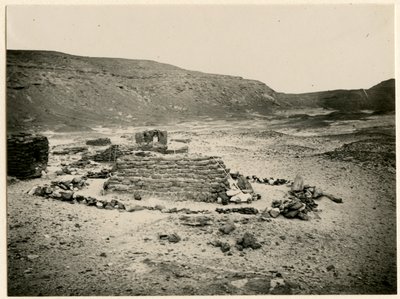 Tombe dans la nécropole sud, Qasr Ibrim, Egypte, photographie d