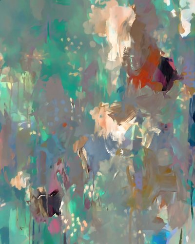 Abstrait floral fluide - Uma Gokhale