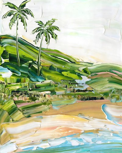 Palmiers de plage tropicale - Uma Gokhale