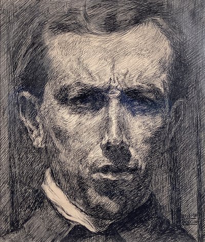 Autoportrait - Umberto Boccioni