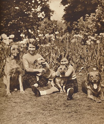 -Et amis, princesses Elizabeth et Mary au Royal Lodge, Windsor - Unbekannt