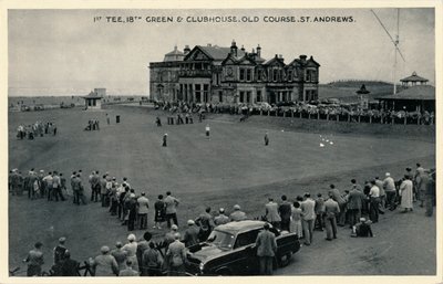 1er Tee, 18e Green & Clubhouse, Old Course, St. Andrews, vers 1955 - Unbekannt