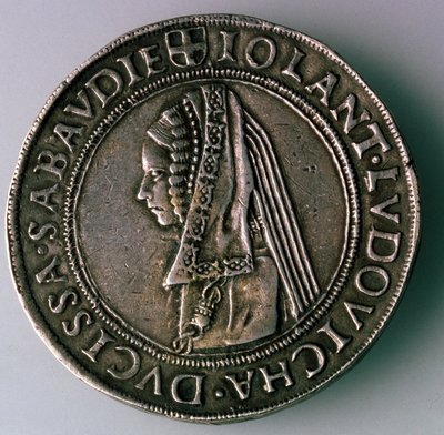 4-Testoon. Duché de Savoie, Italie, Revers : Iolanta Ludovica, duchesse de Savoie, 1497-1504 - Unbekannt