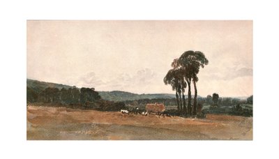 Scène de moisson - une esquisse en plein air, vers 1900 - Unbekannt