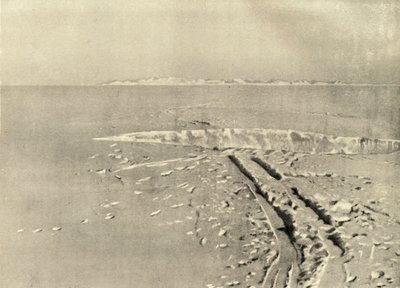Une crevasse typique sur une surface plane, vers 1908, 1909 - Unbekannt