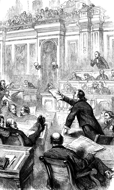 Scène à la Chambre des représentants des États-Unis, Washington DC, USA - Unbekannt