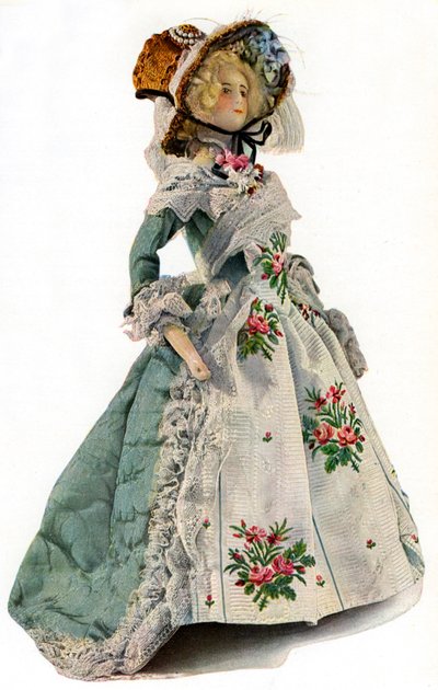 Mannequin de conception de robe à petite échelle, 1938 - Unbekannt