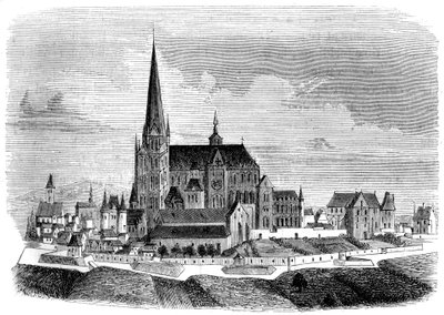 Abbaye de Saint-Denis, fin du 16e siècle, 1849 - Unbekannt