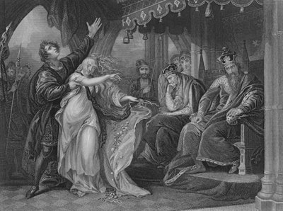 Acte IV Scène v de Hamlet, 19e siècle - Unbekannt