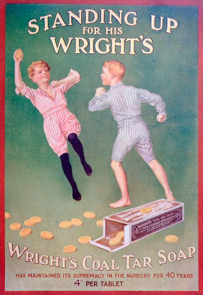 Publicité pour le savon au goudron de houille Wright, 1909 - Unbekannt