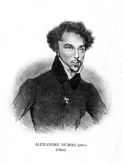 Alexandre Dumas père, romancier et dramaturge français, 1840 - Unbekannt