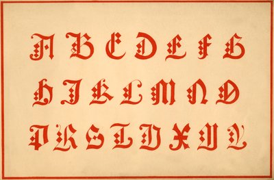 Alphabet, lettres A-Z, majuscules - Unbekannt