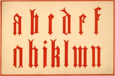 Alphabet, lettres a-n, minuscules - Unbekannt