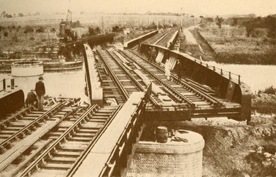 Un pont tournant électrique, à Beccles, près de Yarmouth London and North Eastern Railway - Unbekannt