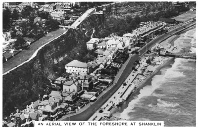 Vue aérienne du rivage à Shanklin, 1936 - Unbekannt