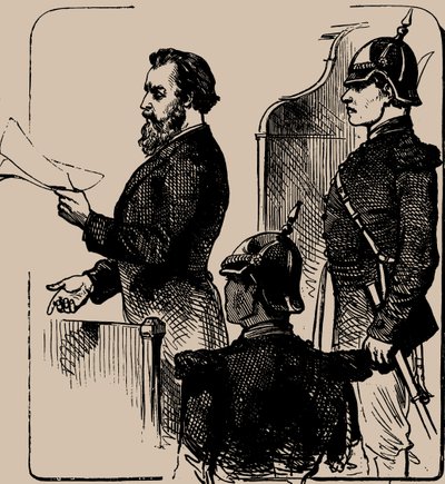 Andrei Zhelyabov devant le tribunal, 1881 - Unbekannt
