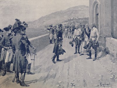 Organisation de la capitulation de Masséna à Cornigliano, près de Gênes - Unbekannt